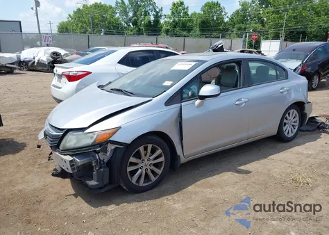 2012 Honda Civic Ex from USA, damaged, VIN 19XFB2F88CE026919